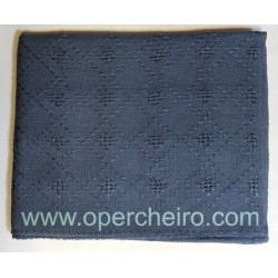 Tela Para Chal Azul Vaquero...