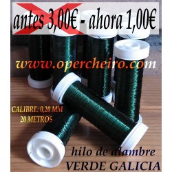 Hilo metálico verde Galicia