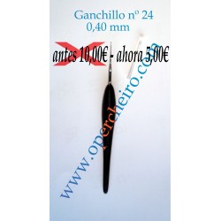 Ganchillo recto 0,40 mm